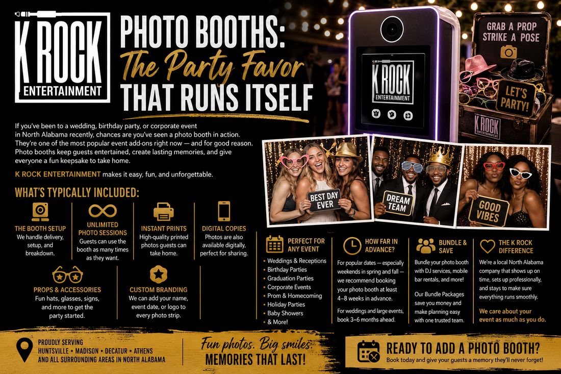 What to Expect from a Photo Booth Rental in North Alabama